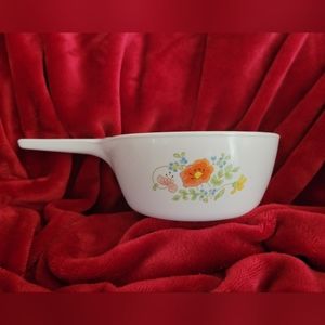 Vintage CorningWare Corning Ware Wildflower 2.5 Saucepan with No Lid P-89-B